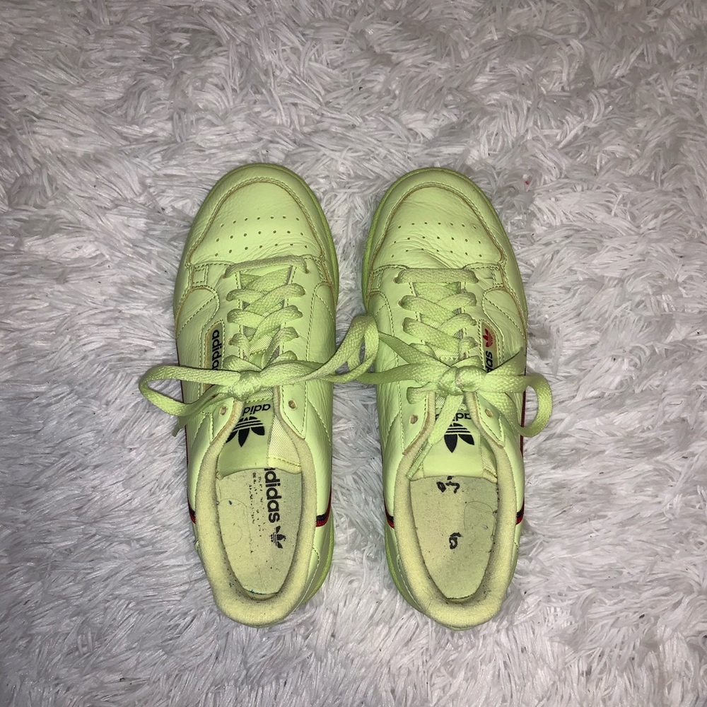 Adidas Semi Frozen Yellow Continental Shoes